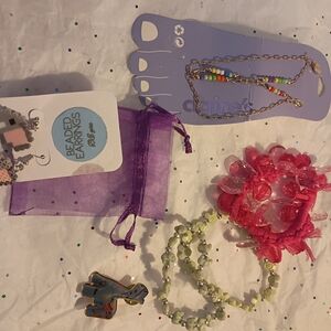 Claire's Pink and Purple Kids Jewelry Set